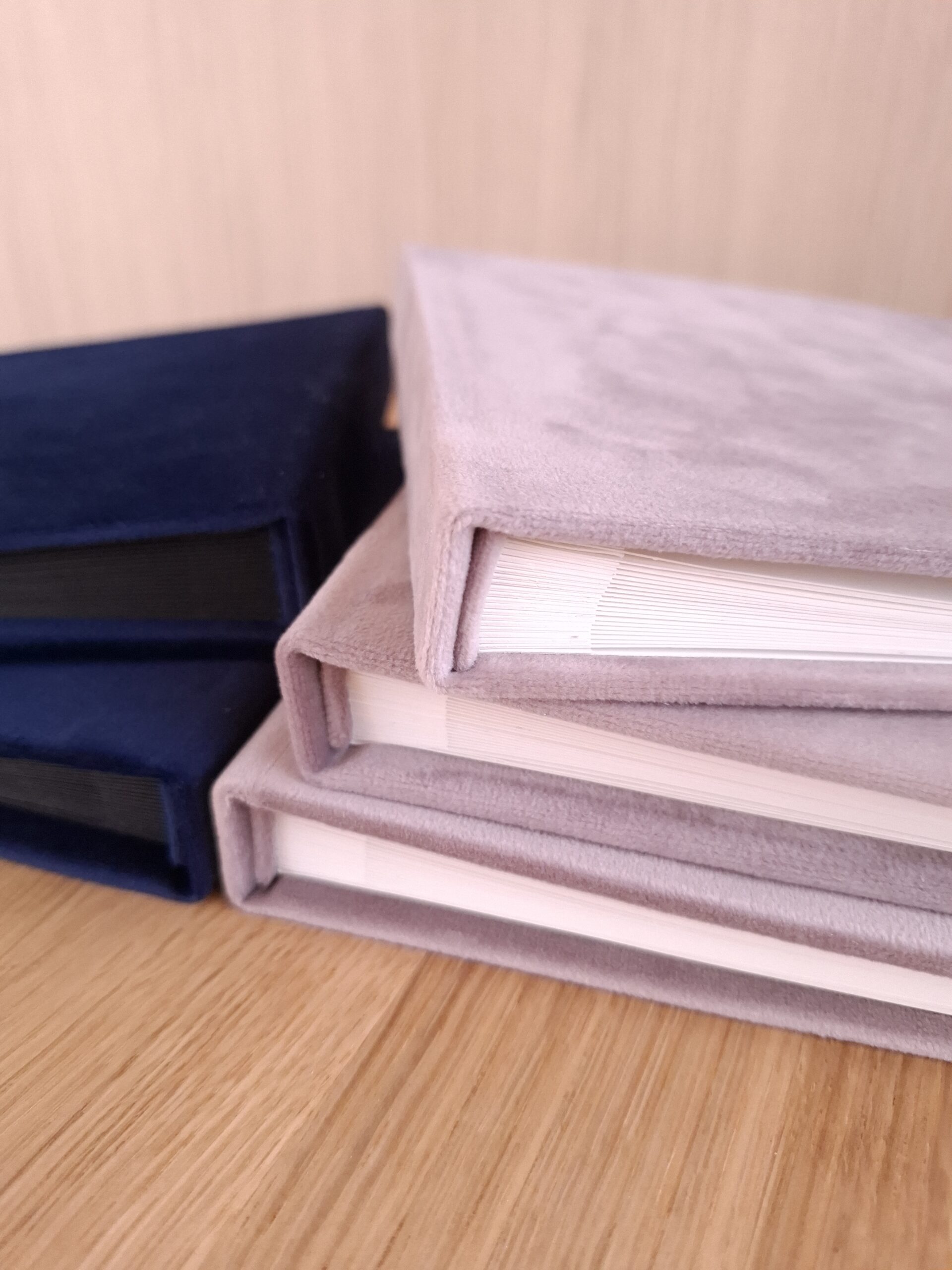 Outlet mały album na zdjęcia - welurowy | liliowy - obrazek 4