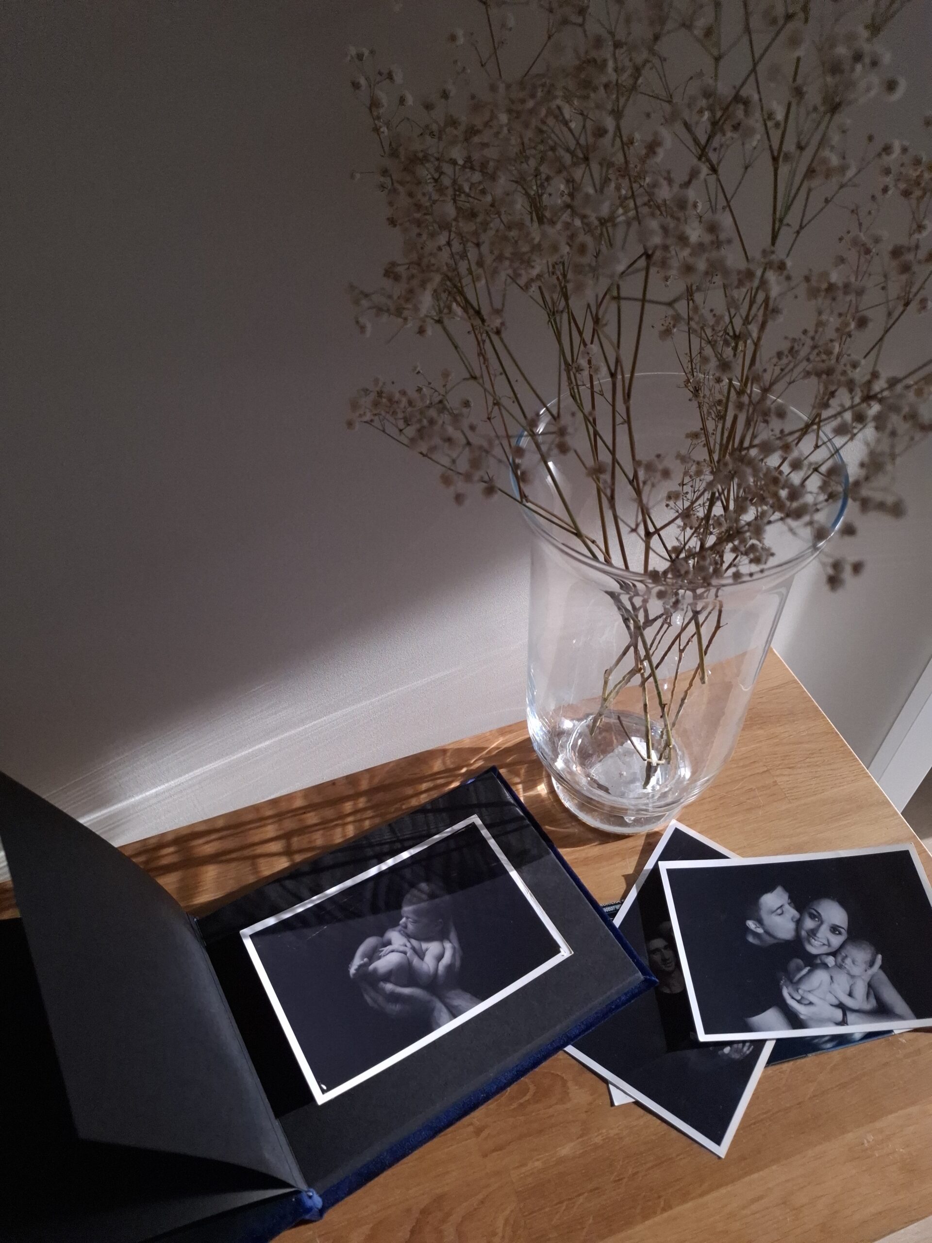 Outlet mały album na zdjęcia - welurowy | granatowy - obrazek 3